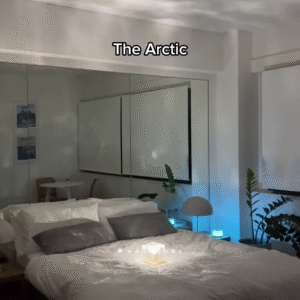 Immersive Aurora Borealis Projector for Bedroom Ambiance Lighting