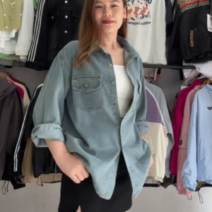 Oversized Denim Shirt – Casual & Versatile Wardrobe Staple