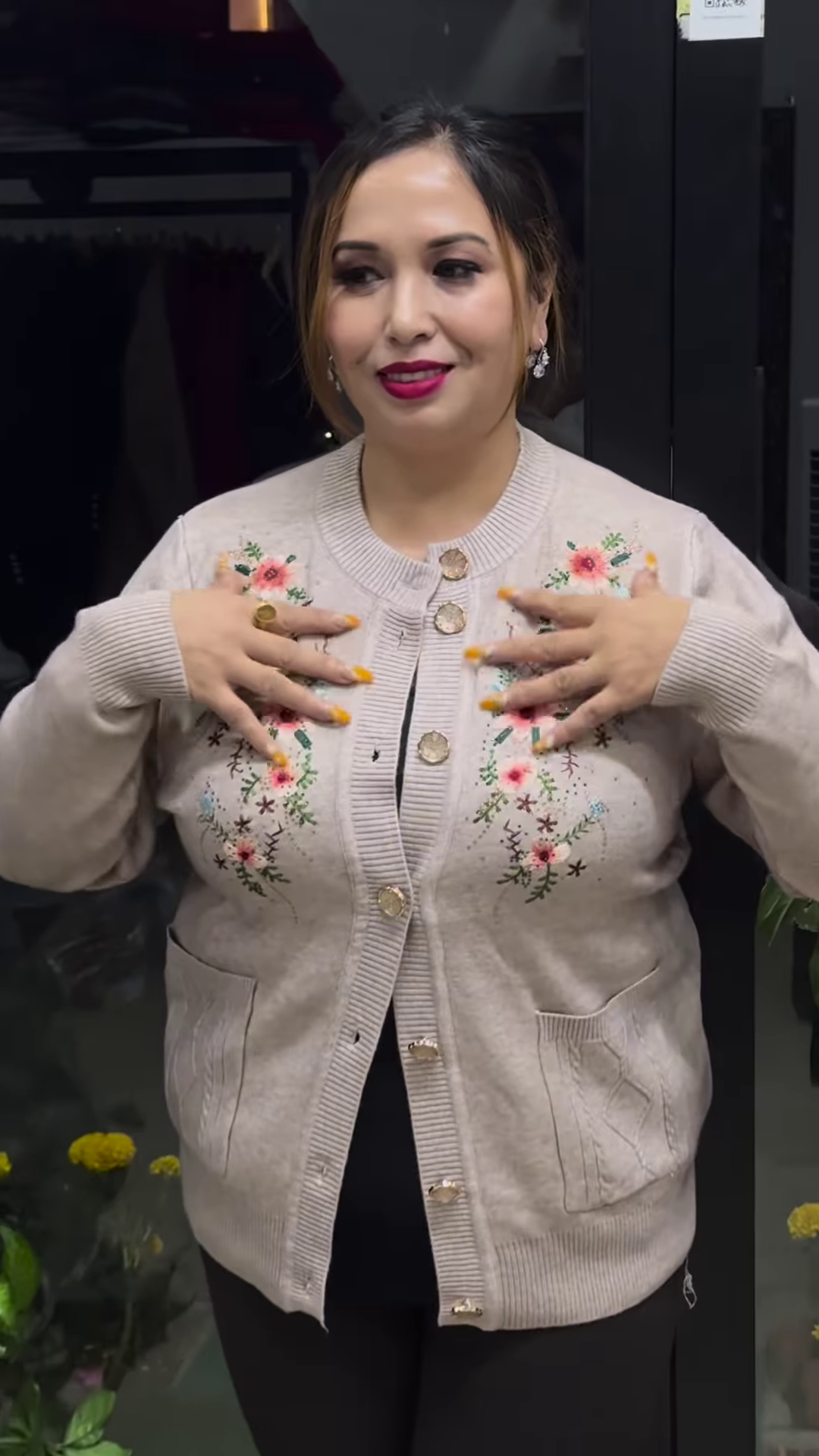 Embroidered Floral Cardigan β Elegant Warmth with Everyday Comfort πΈπ§₯ - Image 6