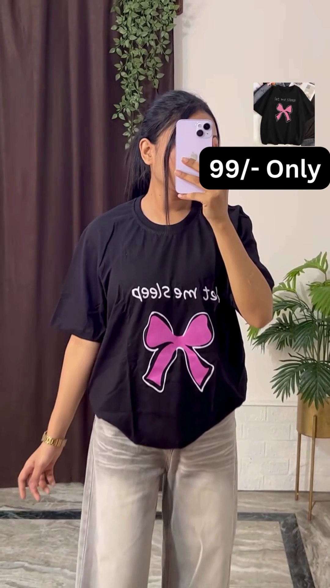 White Graphic T-Shirt with Bold Red and Car Print - Image 6