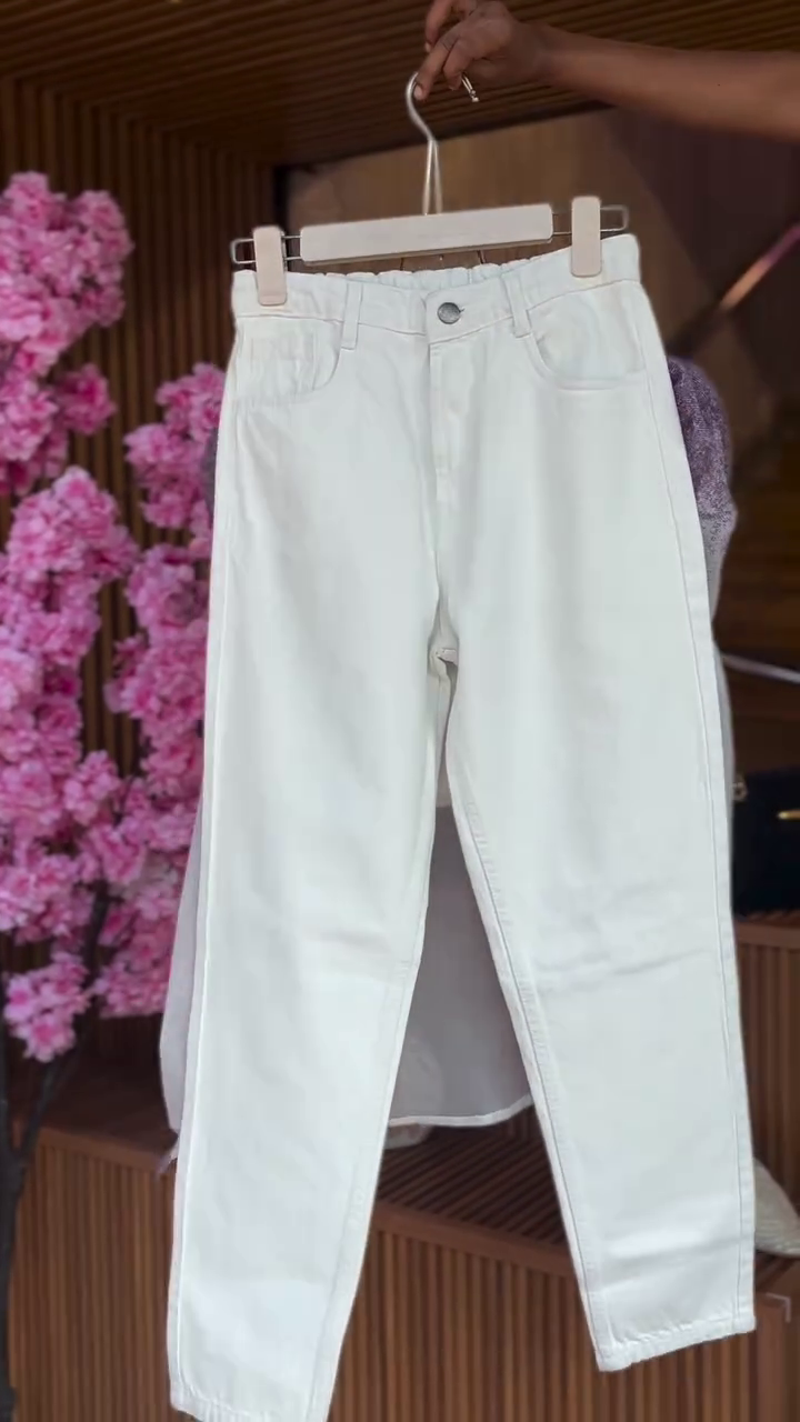 Gradient Sheer Shirt in Plum Mist & Cuffed Pants in White Lavender - Image 2