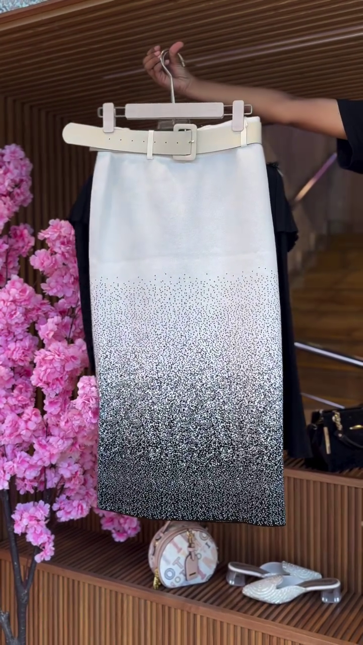 Embellished Black & Silver Dress - Image 2