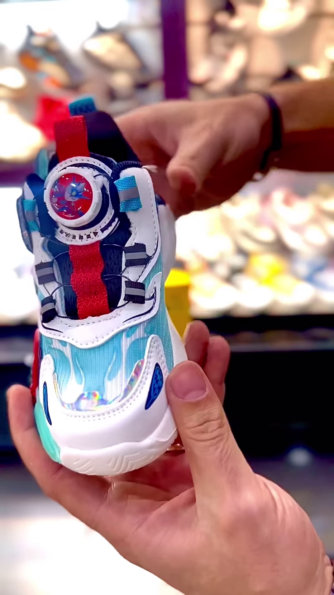 Light-Up 3D Car Design Kids’ Sneakers with Multi-Color LED Lights and Advanced Dial-Up Lacing System - Image 2