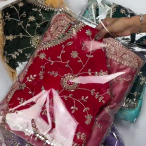 Premium Heavy Embroidered Velvet Readymade Designer Blouse Collection