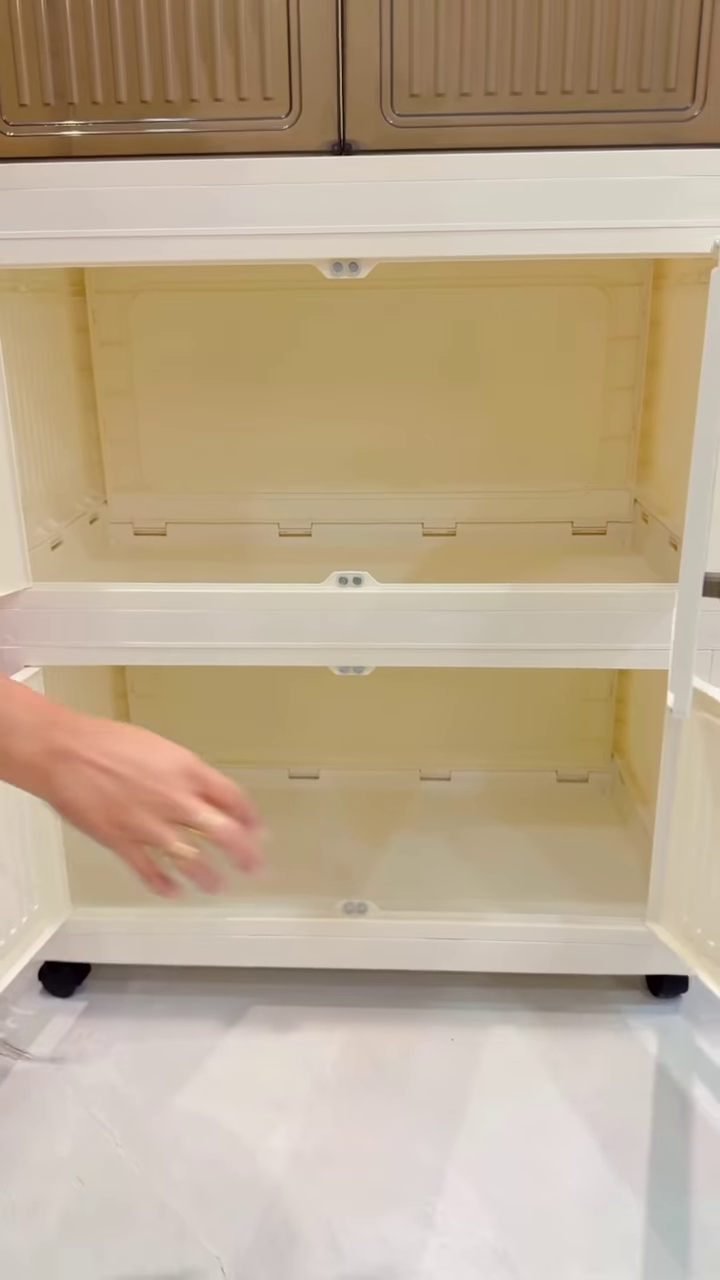 Multi-Tiered Modular Storage Cabinet for Organized Home Living - Image 3