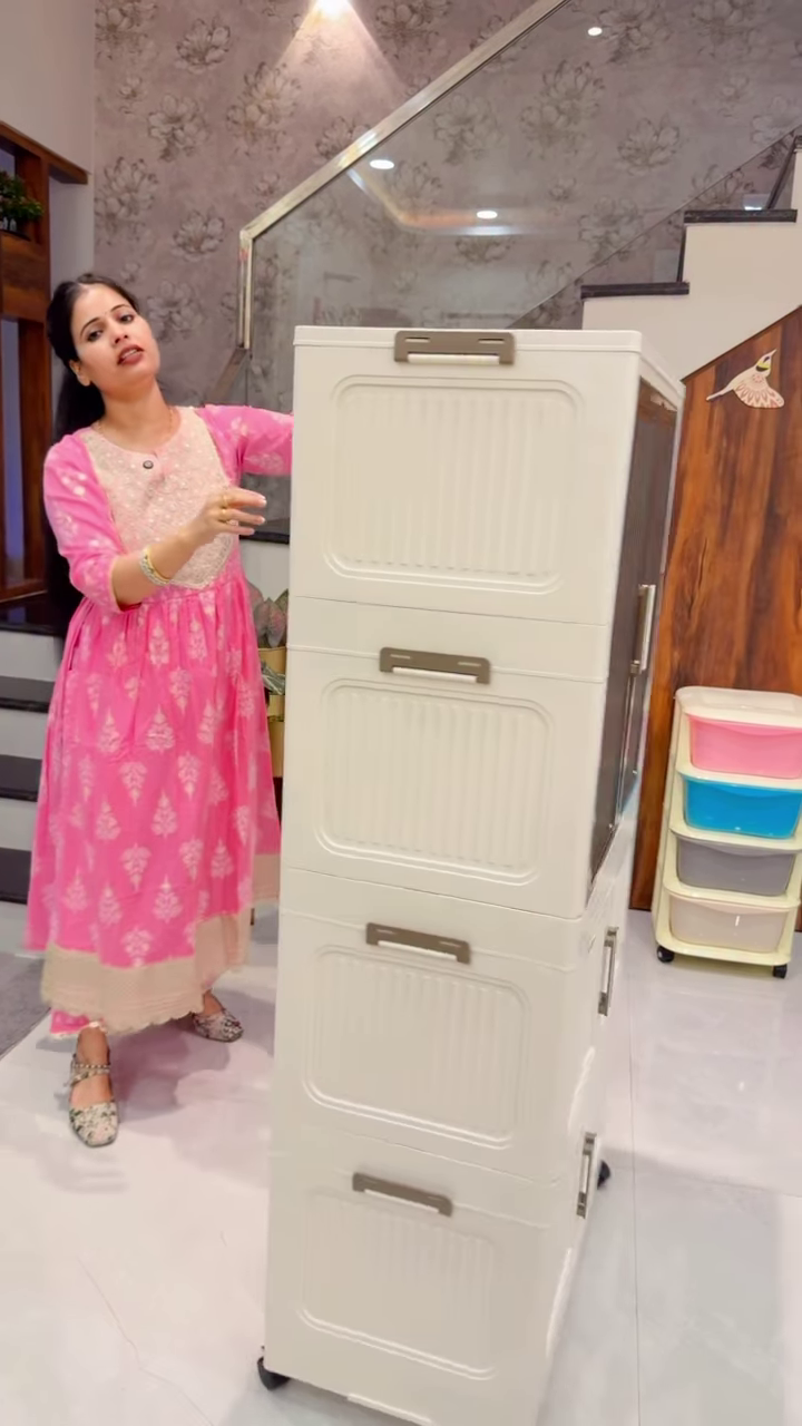 Multi-Tiered Modular Storage Cabinet for Organized Home Living - Image 4