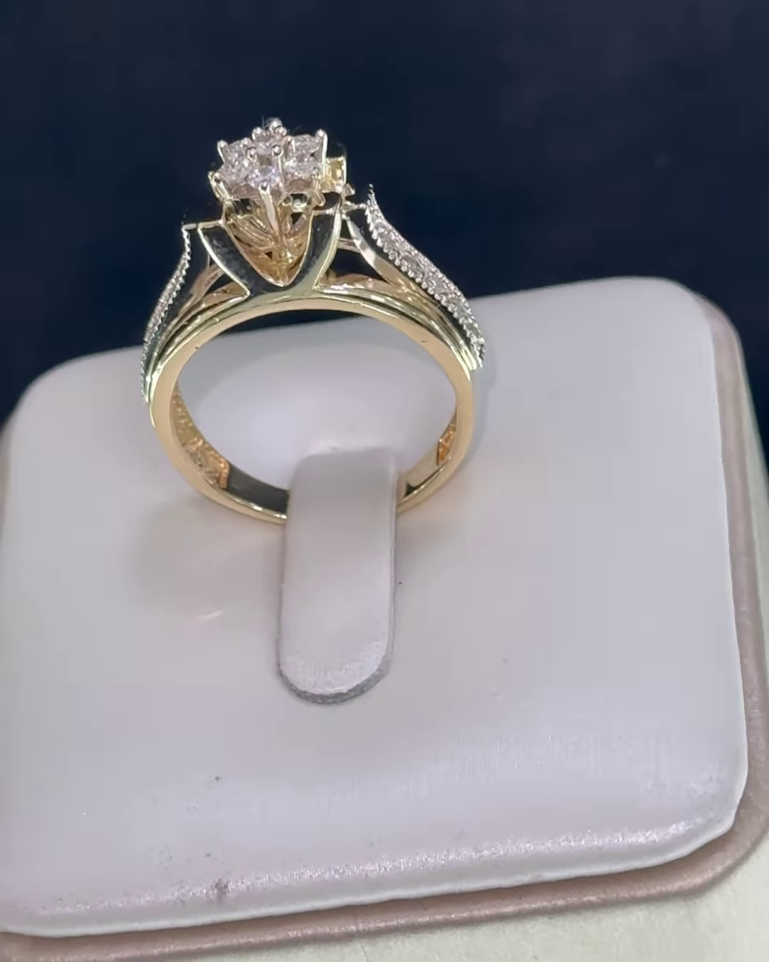 Engagement Ring with Diamond Accents - Image 2